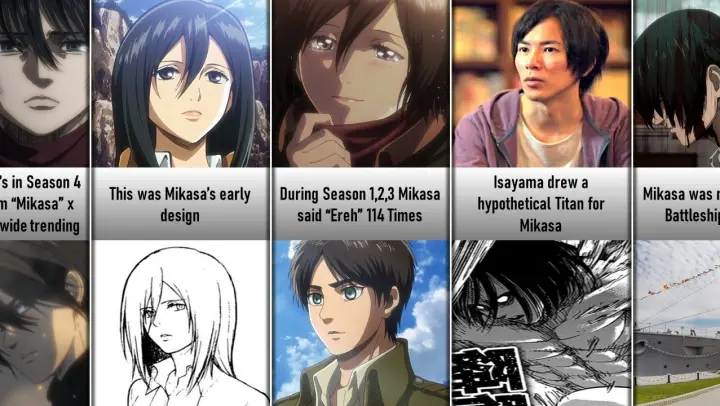 27 Interesting Mikasa Ackerman Facts you may not know I Anime Senpai Comparisons
