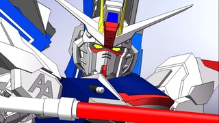 Yungluo【Freedom Gundam】การแบ่งปันการสร้างแบบจำลอง Solidworks