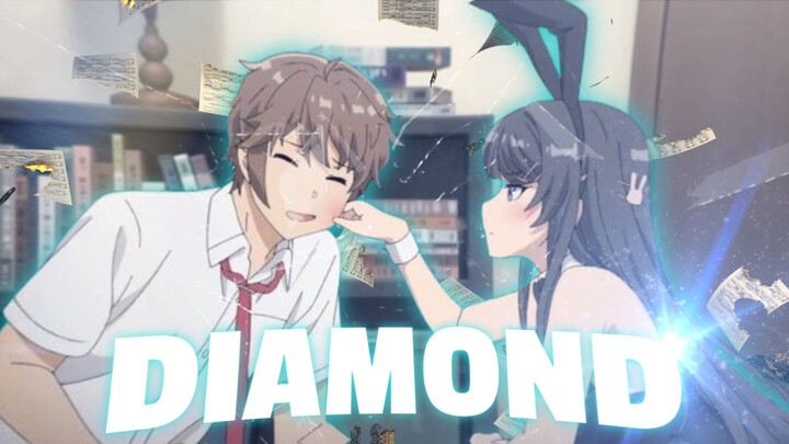 AMV (seishun buta yarou wa bunny girl senpai no yume wo minai) | Rihanna - Diamonds