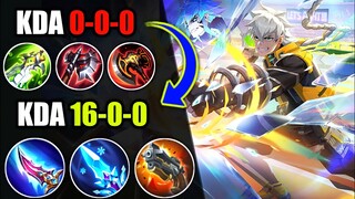 THIS NEW YIN BUILD IS ABSOLUTELY NUTTY | 16 KILLS NO DEATH!!! | MOBILE LEGENDS