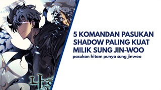 5 Komandan Shadow Terkuat Milik Sung Jin-Woo