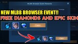 NEW BROWSER EVENT CLAIM FREE DIAMONDS AND EPIC SKIN! MOBILE LEGENDS