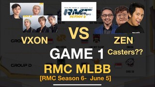 RMC MLBB Casters ZEN vs VXON