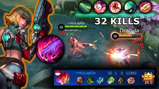 HOW EASY TO USE BEATRIX? | BEATRIX 32 KILLS EASY | MOBILE LEGENDS