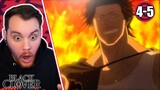 ASTA JOINS THE BLACK BULLS! || BLACK CLOVER Episode 4 and 5 REACTION + REVIEW