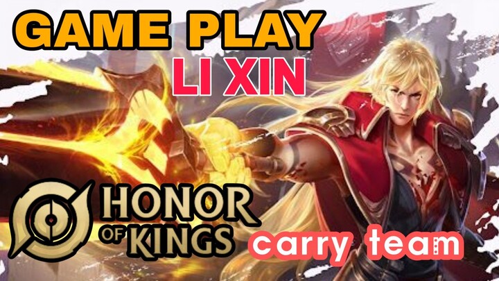 li xin carry team to win