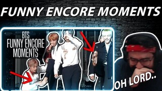 Oh lord - BTS // FUNNY ENCORE MOMENTS | Reaction