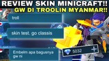 REVIEW SKIN GRENGER EPIC KAYA MINECRAFT COY KEREN, SOLO RANKED DI TROOLIN MYANMAR!!