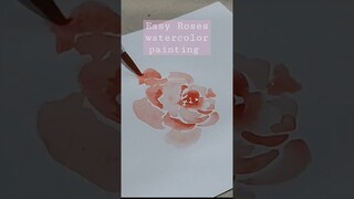 I'm a Beginner but I did this! see video link in description. #watercolor #painting #artwork