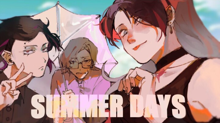 【Cooperation meme/oc】summer days