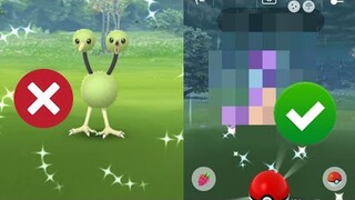 We couldn't find shiny Doduo instead of a very rare shiny Pokemon in the wild?