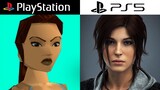 TOMB RAIDER PlayStation Evolution PS1 - PS5