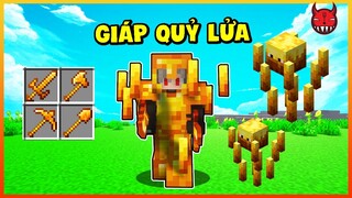 Minecraft Nhưng Đố Ai Có Giáp Và Công Cụ Quỷ Lửa