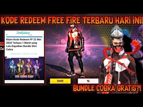 5 KODE REDEEM FREE FIRE TERBARU DAPAT BUNDLE COBRA ?! KODE REDEEM FF - GARENA FREE FIRE