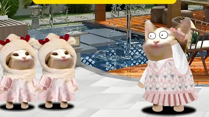 当双胞胎姐妹被妈妈提问