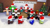 Monster School : CHRISTMAS WITH AMONG US, HEROBRINE BROTHERS AND MORE - Minecraft Animation