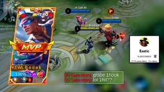 When Master Bodak and Exotic met in Ranked game | Mobile Legends Bang Bang | Master Bodak