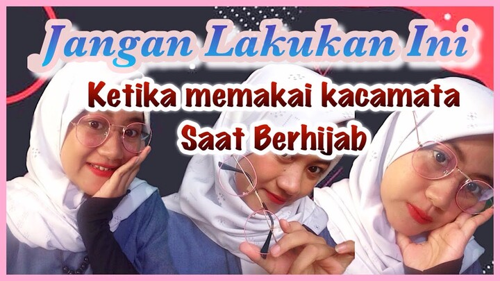 Tips  Nyaman Memakai Hijab BERKACAMATA dg Pashmina dan Segi Empat #NMY Hijab Tutorials