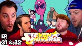 Steven Universe Episode 31 & 32 Group Reaction | Keep Beach City Weird! / Fusion Cuisine