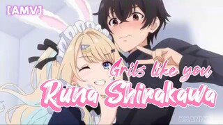 Baper gak tuh☺️🤭♥️ Runa Shirakawa | AMV BUCIN - Grils Like You.