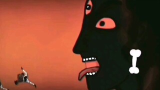 时母迦梨VS血种阿修罗，印度动画短片《Indian legend of Durga》（1958）印度网友高清修复版