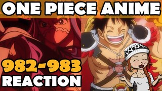 THE TOBI ROPPO APPEAR! One Piece Episodes 982 - 983 | Anime Reaction