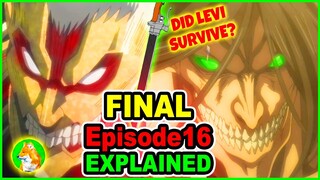 Attack on Eren Begins? AOT Final Season Part 2 CONFIRMED!  | Attack on Titan Season 4 Episode 16