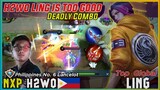 H2wo Ling is Too Good👍👍👍| Top Global Ling H2wo