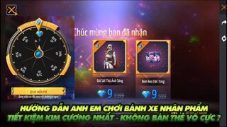 FREE FIRE | HƯỚNG DẪN ANH EM CHƠI BÁNH XE NHÂN PHẨM ÍT TỐN KIM CƯƠNG NHẤT - KHÔNG CÓ THẺ VÔ CỰC?