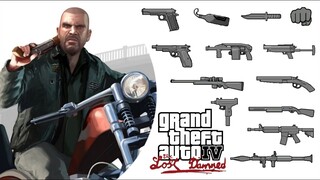 GTA 4 TLAD All Guns