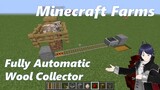 Minecart with Hopper Collection System for Automatic Wool Farm