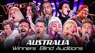 Blind Auditions of every WINNER of The Voice Australia 🏆