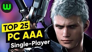 Top 25 Singleplayer AAA PC Games (2015 to 2020)