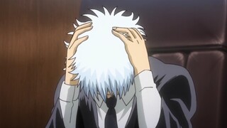 Rambut Gintoki terasa enak