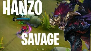 Mobile Legends | Hanzoo Savage!