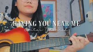 Having You Near Me - Air Supply|| Easy Guitar Tutorial