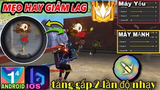 Free Fire | Cách “GIẢM LAG” Tốt Nhất Trên MoBile - Giúp Tăng Độ Nhạy Gấp 100 Lần HeadShot Quá Dễ