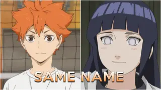 Anime Characters That Have The Same Name