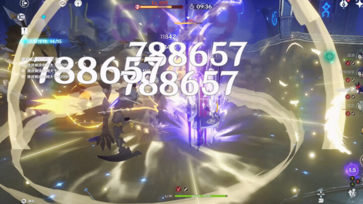 【原神】3.3深渊12-3全网最速23秒！