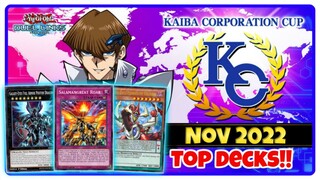 TOP DECKS QUE MAS VERAS en COPA KC [Nov 2022] | Yu-Gi-Oh! Duel Links