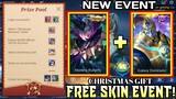 FREE SKIN IN CHRISTMAS GIFT EVENT 2020 - MOBILE LEGENDS