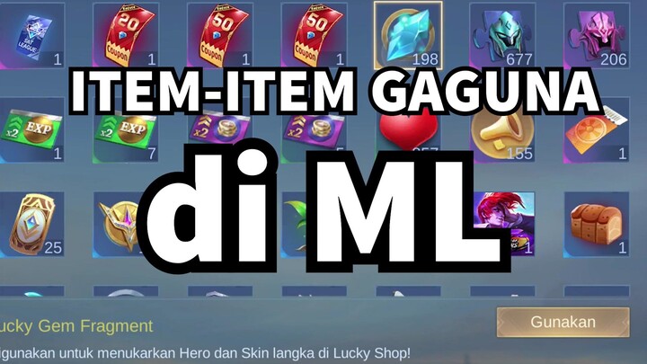 Item item Ga Guna Di MOBILE LEGEND