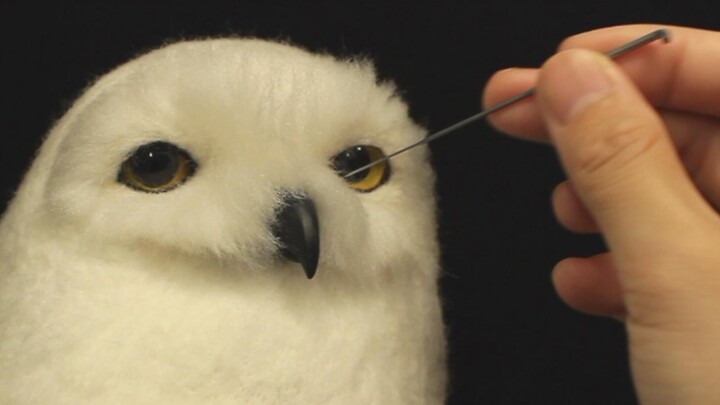[DIY]Tự làm chú cú Hedwig trong <Harry Potter> bằng 1kg len