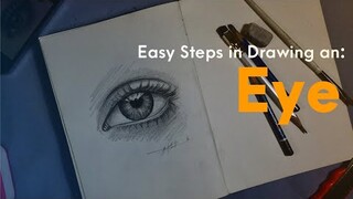 How to Draw an EYE in Easy Steps - Drawing Tutorials | JK Art