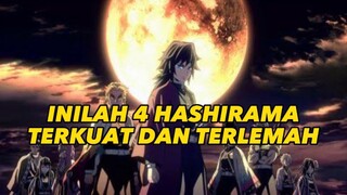 EMPAT HASHIRAMA DARI YANG TERLEMAH SAMPAI YANG TERKUAT!!!ANIME