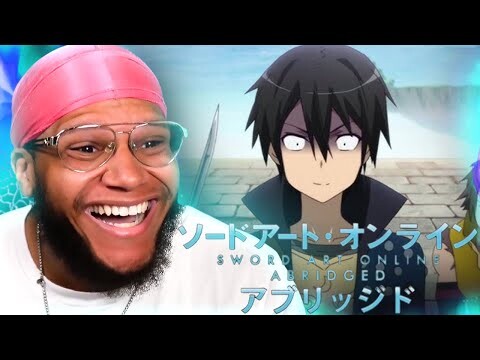 FIRST TIME WATCHING *Sword Art Online Abridged* Episode 1 REACTION!