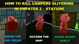 Even mobile | How to CATCH GLITCHERS CAMPING in Chapter 2 - Station! [Roblox Piggy Glitches]