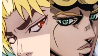 Watch all the wood blocks of Dio and Giorno in one go