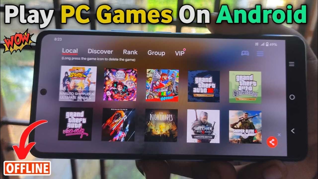 How to Play PC Games on Android with Emulator and Game Streaming?