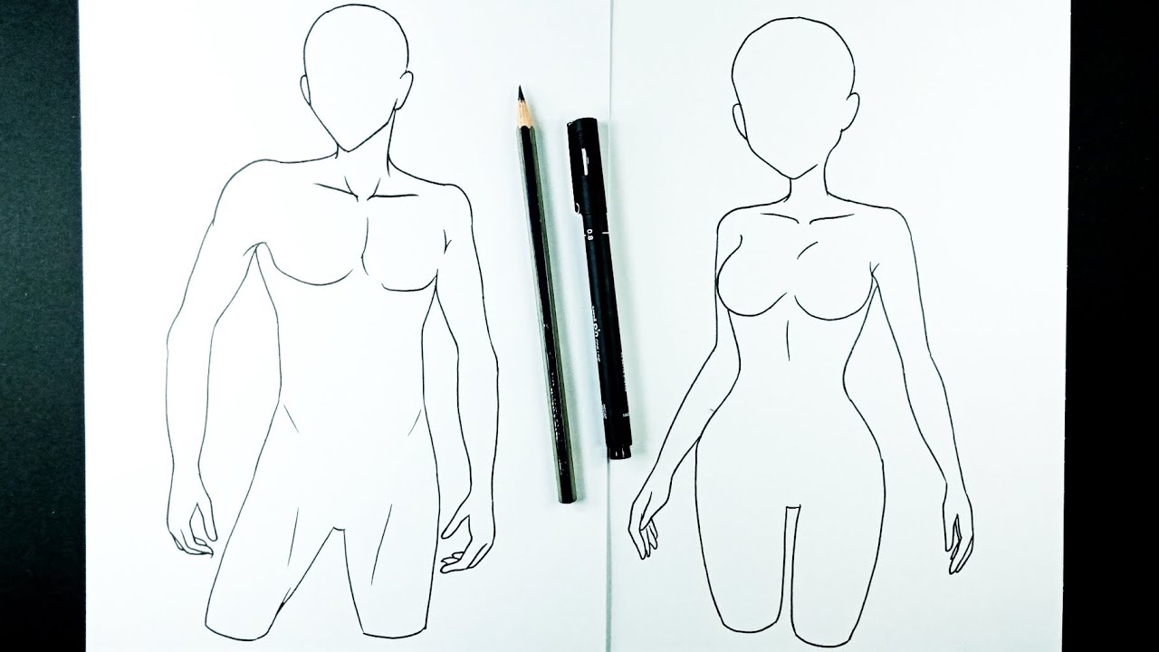 How to Draw an Anime Girl Body  Easy Step by Step Tutorial